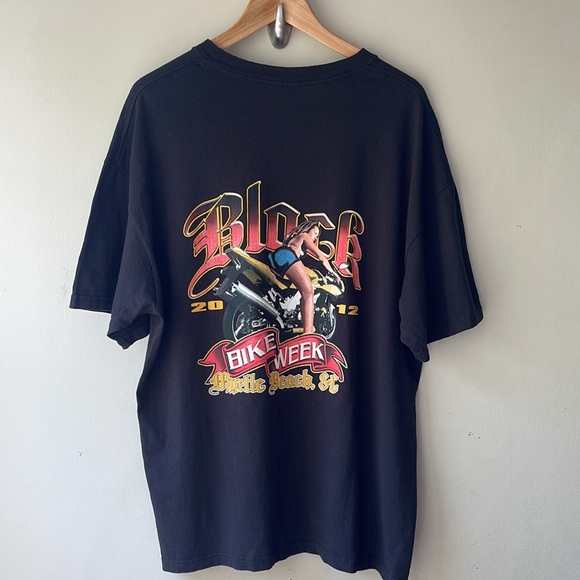 Other - VTG BLACK BIKE WEEK Myrtle Beach South Carolina 2012 Y2K Graphic Tee Size XL